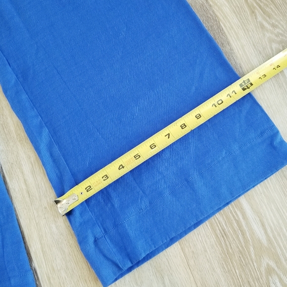 Maeve Anthropologie NWT The Ettie High-Rise Crop Wide-Leg Flare Pants Blue sz 29 - Picture 6 of 16